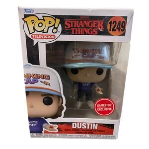 New Funko Pop Television Netflix Stranger Things Dustin 1249 Vynil Figure